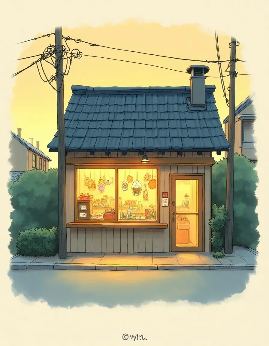 凌晨四点的便利店猫 同人漫画封面海报